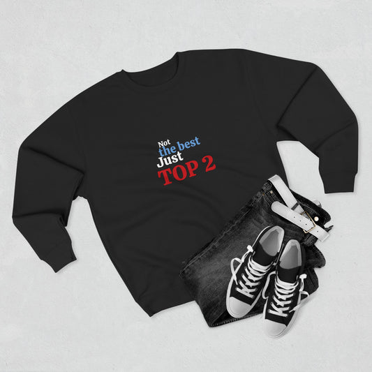 Soccer Face Off Crewneck Sweatshirt - Messi Ronaldo Quote
